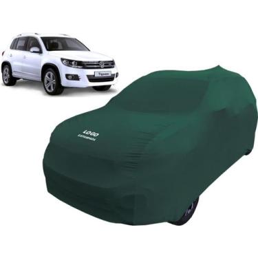 Imagem de Capa Para Cobrir Carro Vw Tiguan Antiga Tecido Helanca - Mz, Verde