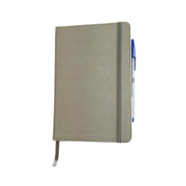 Imagem de Caderneta Moleskine Branca 21 x 14 - SDBrindes, Cinza