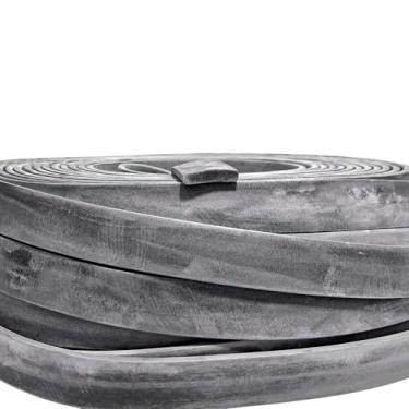 Imagem de Borracha Perfil Esponjoso Vedação 25x05mm Macio - 20 Metros Borrachas Londrina