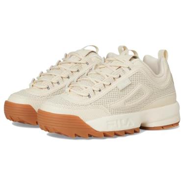 Imagem de Fila Disruptor 2 feminino tecido, Cinza branco/gardênia/chiclete, 36