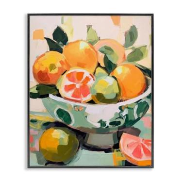 Imagem de Stupell Industries Arte de parede giclée emoldurada preta abstração de cesta de frutas por LSR Design Studio, 11 x 14