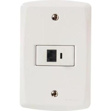 Imagem de Conjunto 4" X 2" de 1 Tomada Rj45 - Tramontina