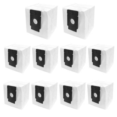Imagem de Pacote com 10 sacos de pó descartáveis de substituição para aspirador de pó Tapo RV30 Plus / RV10 Plus / RVA200 Robot Vacuum (não serve para a série MAX)