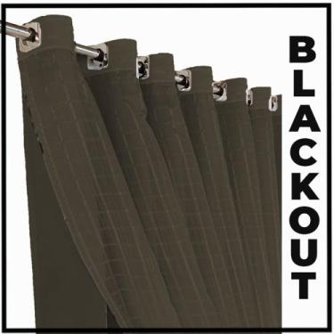 Imagem de cortina apartamento blackout Fiori sala 2,80 x 2,30 bege - Bravin Cort