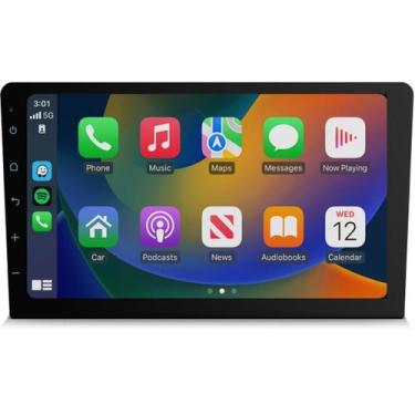 Imagem de Central Multimídia 10pol Android 10 Universal CarPlay Android Auto Esp