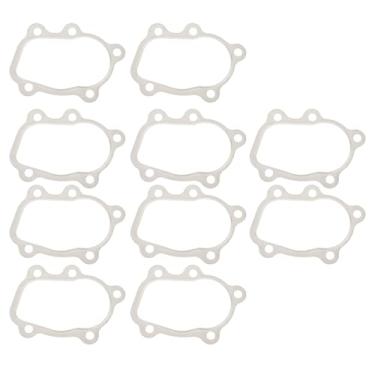 Imagem de Grcfumo 10 peças kit de junta turbo de aço inoxidável, junta turbo de 5 parafusos, junta de saída de turbina para 200SX S13 S14 SR20DET CA18 CA18DET