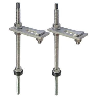 Imagem de Estrutura Painel Solar Suporte Parafuso Telhado - Kit 2 UN - Mastertel