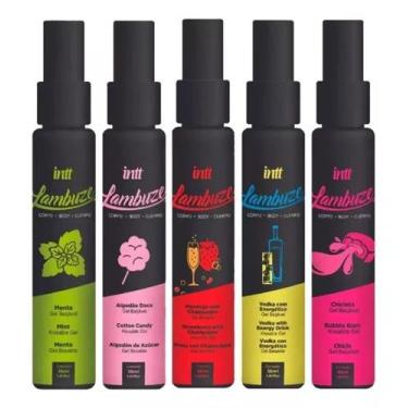 Imagem de Lambuze Gel Beijável Hot Para Massagem 55ml Intt, Algodão doce