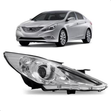 Imagem de Farol Sonata 2011 2012 2013 2014 Eletrico Sem Xenon - SP ACESSÓRIOS, D