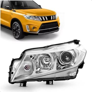 Imagem de Farol Vitara 2016 2017 2018 2019 Eletrico Com Motor Cromado - SP ACESS
