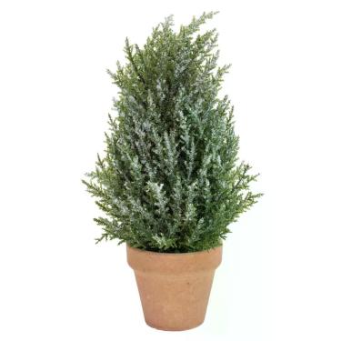 Imagem de Mini pinheiro natalino vaso verde E marrom 30CM