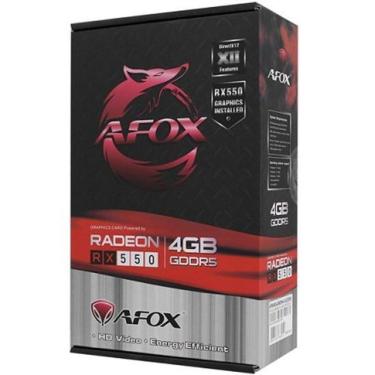 Imagem de Placa De Video Afox Rx 5504Gb Ddr5 128Bits