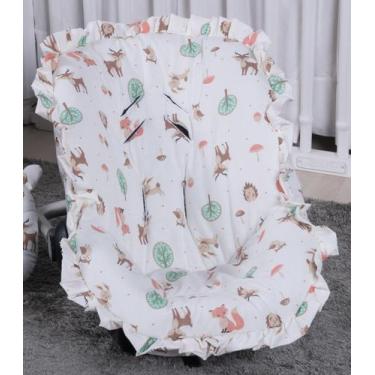Imagem de Capa Para Bebê Conforto 100% Algodão Super Macia Universal Várias Esta