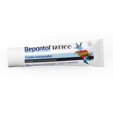 Imagem de Creme para tatuagens Bepantol Tattoo 30g Creme Restaurador - BAYER