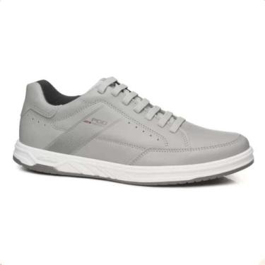 Imagem de Tenis Sapatênis Masculino Pegada Pgd Calce Fácil , 39, Cinza