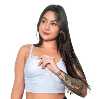 Imagem de Sutiã Confort Com Bojo Removível Confortável Elástico Ajuste Perfeito 