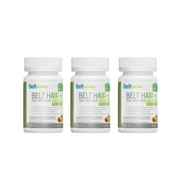 Imagem de Kit 3 Belt Hair Nail and Skin Bariatric Mastigável Unha Pele - Belt Nu