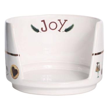 Imagem de Porta Panetone Redondo Cilindro Branco Joy 12x17cm Silveira
