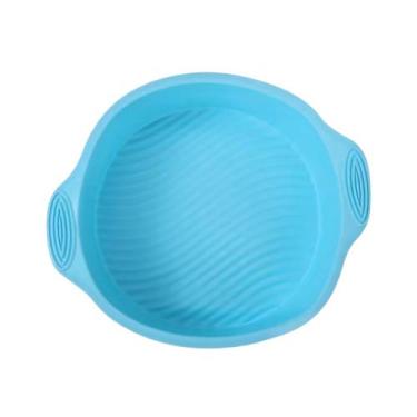 Imagem de Forma de Silicone Flexível Redonda Para Fritadeira Air Fryer Forno e M