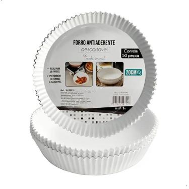 Imagem de Forma Descartável Redonda 20cm P/ Air Fryer