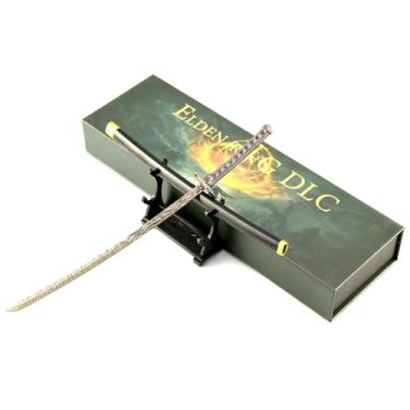 Imagem de Superbuybox Elden Ring DLC Shadow of Erdtree Straight Knight's Sword Greatsword Martial Arts Game Collection Desk Decor (Nagakiba Katana Giftbox Version)