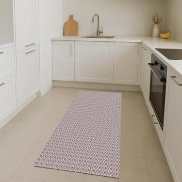 Imagem de Tapete Passadeira Grande 2,50m x 65cm Cozinha Corredor Quarto Nórdico Marrom Claro