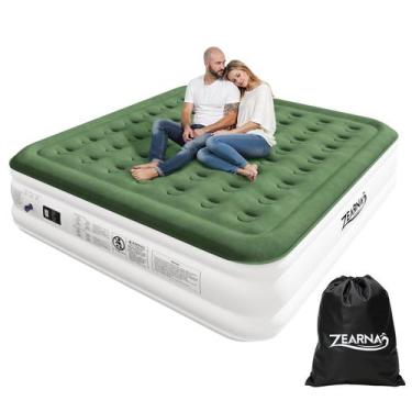 Imagem de Colchão de ar Zearna King Size 18 polegadas com bomba embutida 750 lib