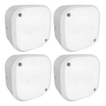 Imagem de Kit 4 Caixas Proteção Externa P/ Cftv Vbox 1100 Intelbras Co