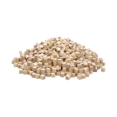 Imagem de SIWUCHYE Blocos De Madeira 1 Cm Para Artesanato, 500 Cubos Inacabados, Quadrados Pequenos Pinho Natural, Artesanato E Projetos "Faça Você Mesmo"