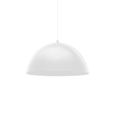 Imagem de Lustre Pendente Taschibra Td 821f Médio E27 Bivolt Branco Fosco