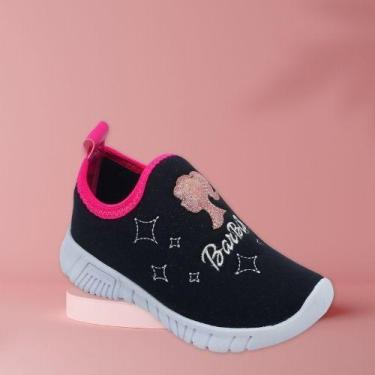 Imagem de Tenis infantil Feminino Menina Calce Facil Meia Escolar Sapatenis - Cl