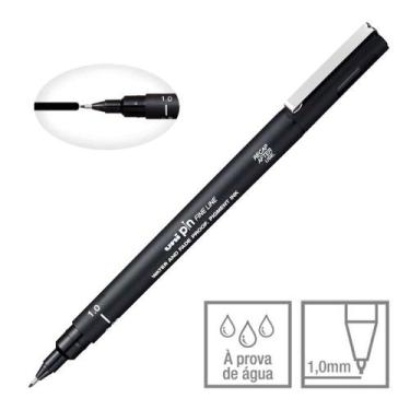 Imagem de Caneta Técnica Nankim Uni Pin Fine Line Preto - Uni-Ball, 1.0