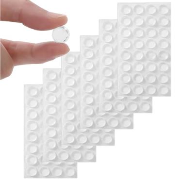Imagem de Furnigear Protetores De Armário, Borracha Transparente Autoadesivos Macios, Porta, Silicone Redutores Ruído Para Móveis, Extremamente Duráveis (192 Unidades)