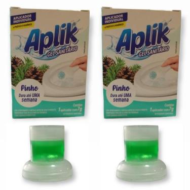 Imagem de 2 Gel Sanitário Adesivo Desinfetante Perfumado Odorizador Vaso até 150