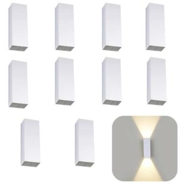 Imagem de Kit 10 Luminárias Arandela Led Branca 5W 3000K Luz Amarela - CABO, 3