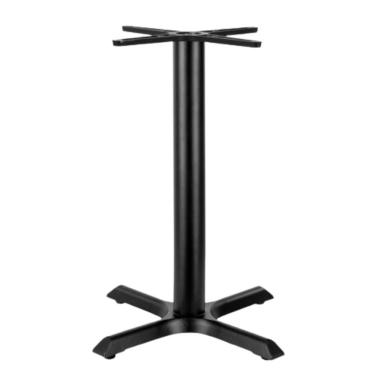 Imagem de Base De Mesa Em X 5049 ômega Rivatti 72 Cm (altura) Ferro Fundido C- Pintura à Pó Preto Base Estrela