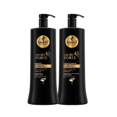 Imagem de Kit Shampoo E Condicionador Crescimento E Hidratação Haskell Cavalo Forte 1000ml