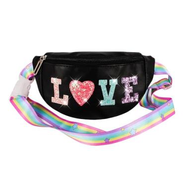 Imagem de Pochete bolsa de cinto, bolsas transversais para mulheres, presentes de aniversário para 4, 5, 6, 7, 8, 9 e 10 anos, bolsas de aniversário para meninas, adolescentes, coisas fofas, pochete para