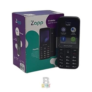 Imagem de Celular Telefone Multi Zapp Ii 2,4 Pol Para Idoso Sistema Kios Wifi In