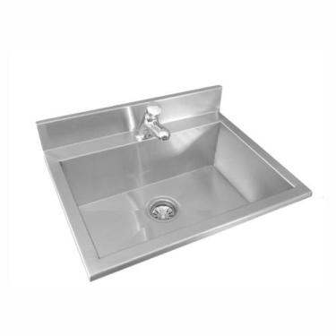 Imagem de Lavatório com bancada para 01 torneira 50cm - Construinox