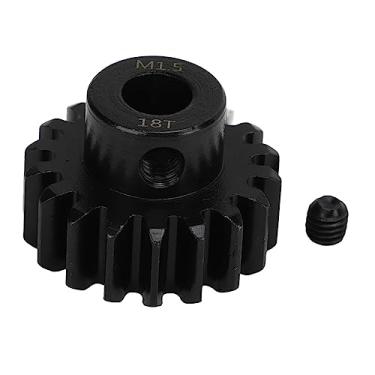 Imagem de RC Motor Gear M1.5 de 8 mm de orifício interno de aço rc pinhão com parafuso de ajuste M5 para 1/5 de veículo (18T)
