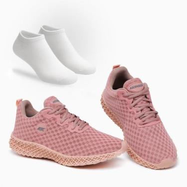 Imagem de Tênis Ascension Feminino com Meia Inclusa  Ideal para Treinos, Corrida
