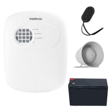 Imagem de Kit Alarme Anm 24 Net Com Bateria E Sirene Intelbras