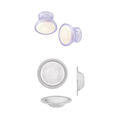 Imagem de Kit para Pia com 1 Arejador de Torneira e 1 Peneira de Ralo – Economia de Água e Filtro de Resíduos – Instalação Fácil, Ideal para Cozinha e Lavanderia