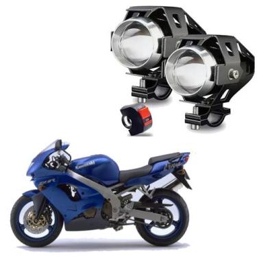 Imagem de Kit Led Farol de Milha Moto Kawasaki Ninja ZX 9R 900CC 1994 1995 1996 