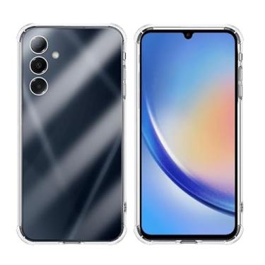 Imagem de Capinha Galaxy A34 Anti Shock Tpu Silicone Capa Slim Anti Impacto Alta Proteção