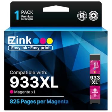 Imagem de E-Z Ink Cartucho de tinta de substituição compatível para 933XL 933 XL para uso com 6100 6600 6700 7110 7510 7610 7612 (1 magenta)