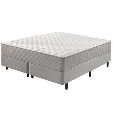 Imagem de Conjunto Cama Box + Colchão King com Molas Ensacadas Agile 193x198x67 