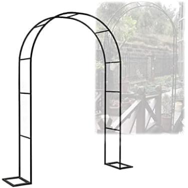 Imagem de Arbors De Jardim 5.9x7.2ft, 11x7.2ft Suporte De Arco De Jardim Quadro, Pergolado De Metal Para Trepadeiras Ou Flores, 200x230x40cm