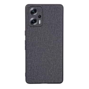 Imagem de Capas Compatível com Xiaomi Redmi Note 11T PRO,Design de padrão de tela,Pproteção completa de 360°,Pplástico macio,Proteção contra quedaBlack